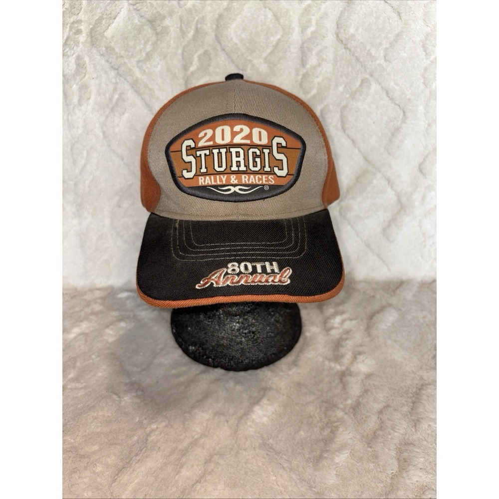 2020 80th Sturgis Rally Bike Week Motorcycle Adjustable Hat Embroidered OSFM